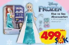 OYUNCAK DİSNEY FROZEN ELSA VE SAÇ AKSESUARLARI